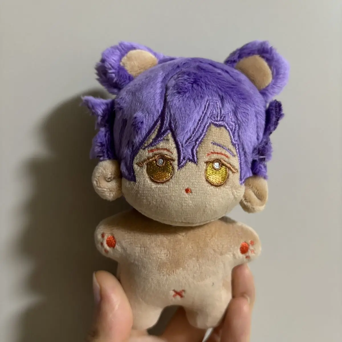 

10cm Cartoon Plush Doll Ensemble Stars UNDEAD Otogari Adonis Keychain Lovely Backpack Pendent Fans Gifts Collection