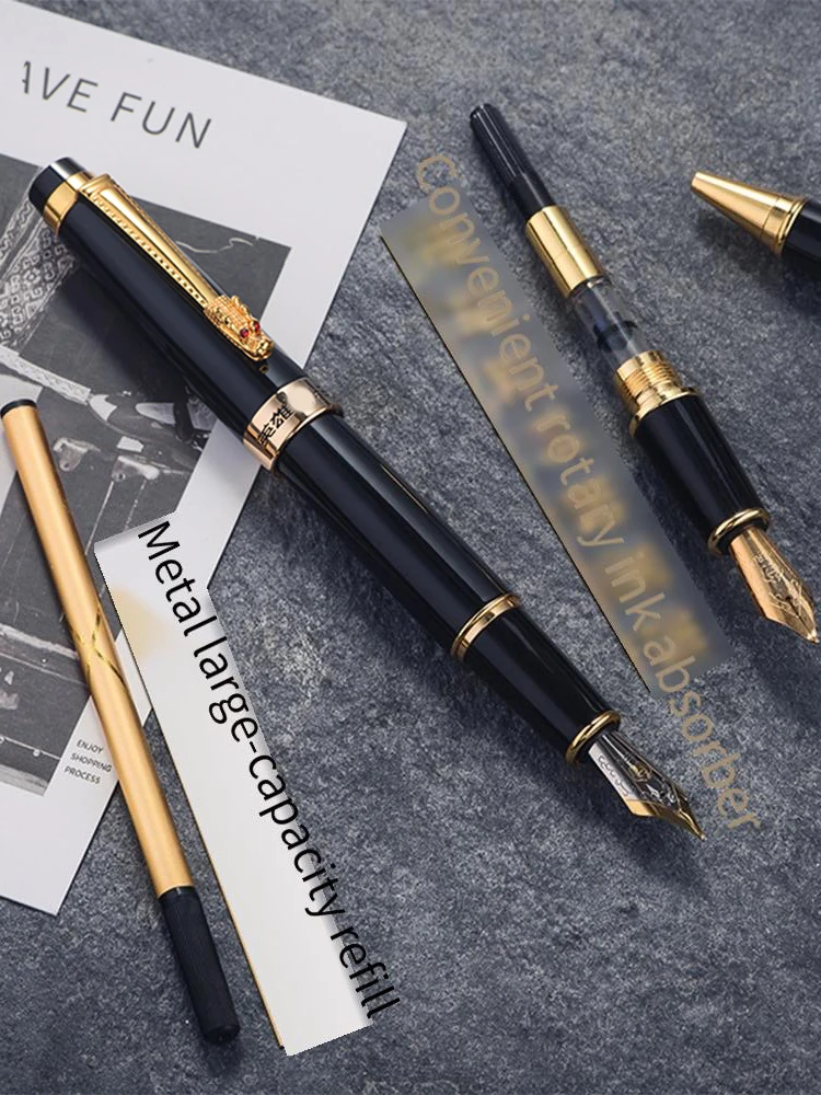 Hero 1111 Exquisite Fountain Pen Luxury Set Wooden Box Business Office Gift Stationery