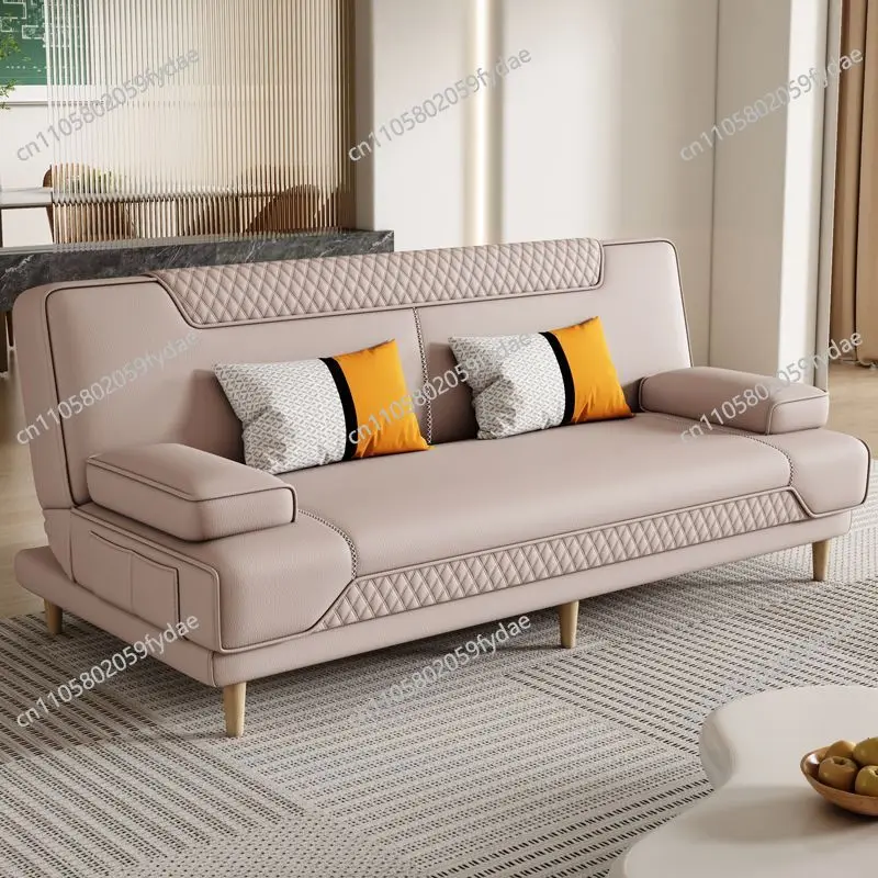 Stackable sofa bed dual-purpose latex apartment small apartment multi-functional double home living room fabric