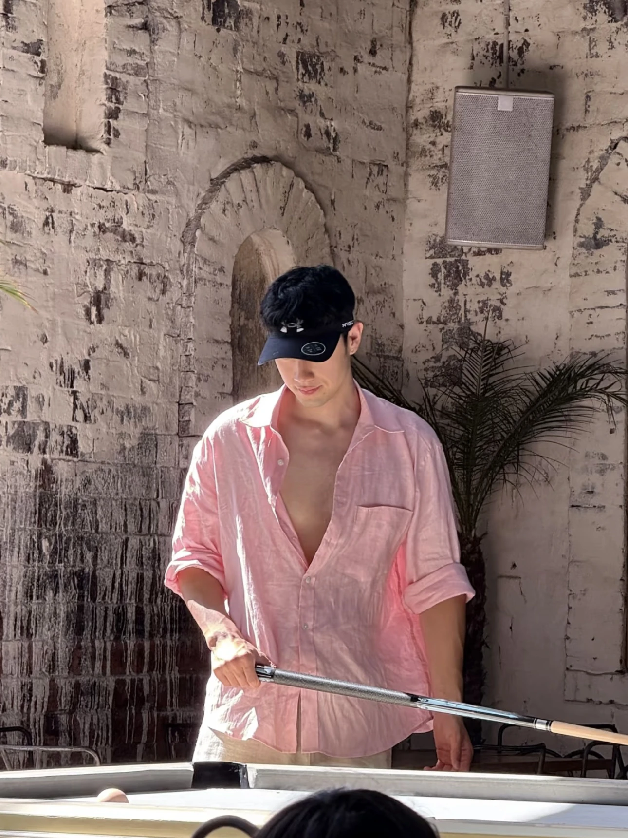 

Dopne Pink Lazy Loose Long Sve Мужская летняя защита от солнца Повседневная свободная корейская куртка Sle irt Jaet