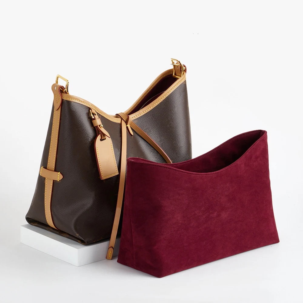 High-grade Bag Insert for LV Carryall MM PM Velvet Organizer Insert Storage Bag Support Anti-deformation Bag Accessories
