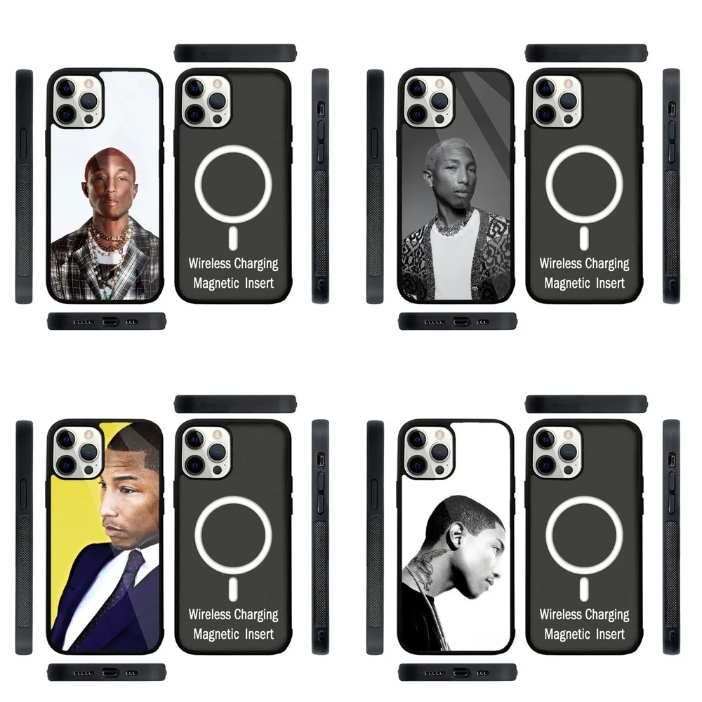 Магнитный чехол для IPhone 15,14,13,Pro,Max,Plus,11,12,Mini для беспроводной зарядки Magsafe