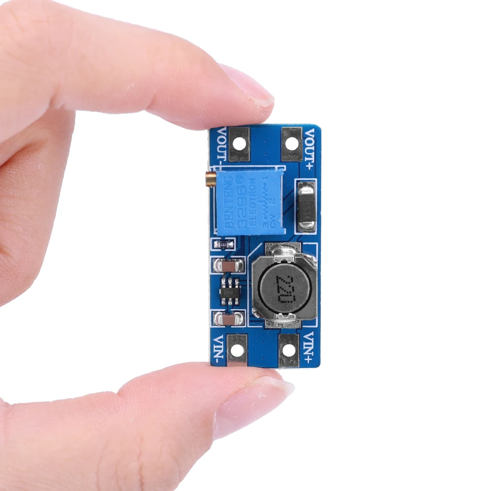 Module d'alimentation Booster MT3608, DC-DC, Module d'application d'alimentation réglable 2V-24V à 5/9/12/28V