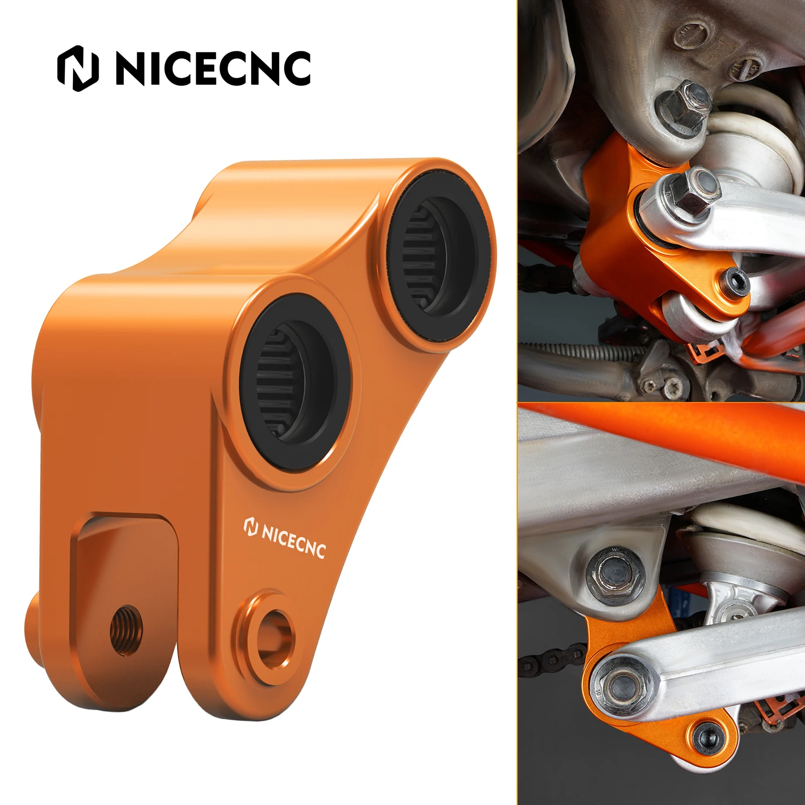 

For 2008-2018 KTM 690 Enduro 690 Enduro R 690 SMC 690 SMCR 690 SMC R Rear Suspension Shock Lowering Linkage 40mm 1.57"