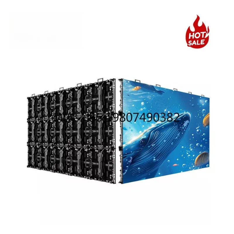 

High Resolution P1.9 LED Display 500*1000mm Rental Video Wall For Concert Shopping Mall Commercial Advertising Event Use