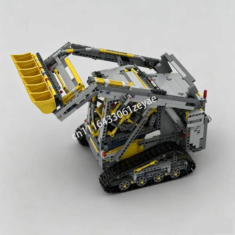 2269PCS Compact Track Loader Model Custom Puzzle Building Blocks DIY Assembly Construction Toy Popular Gift Collection Display
