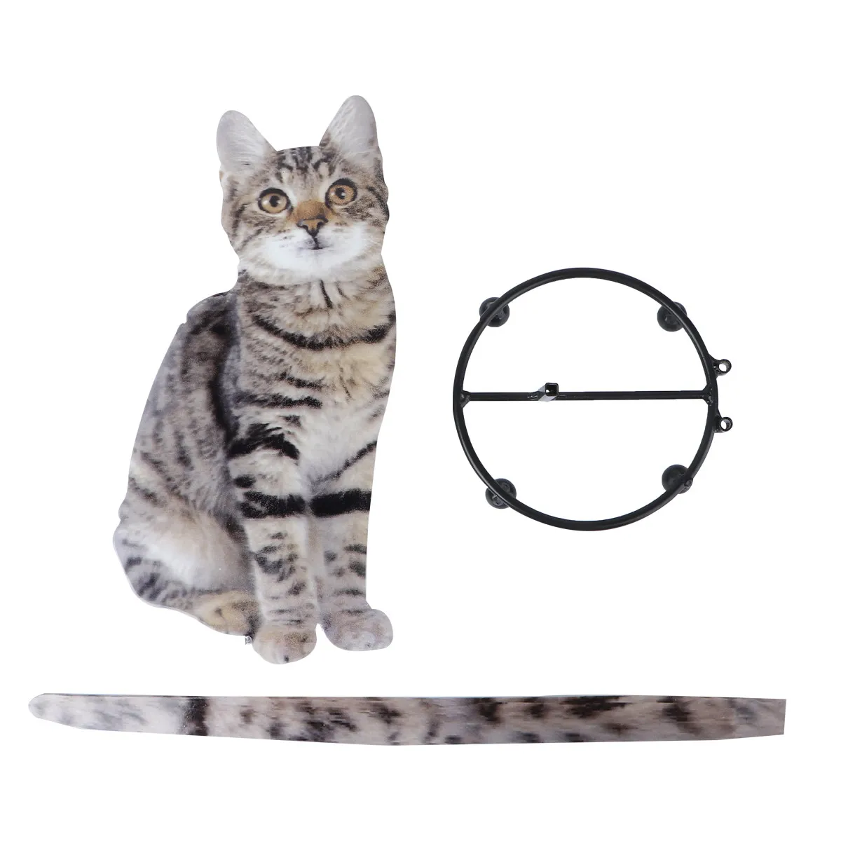 

1Pcs Functional Cat Pattern Paper Towel Holder Smooth Finish Iron Roll Paper Shelf for Kitchen Organizing Decor