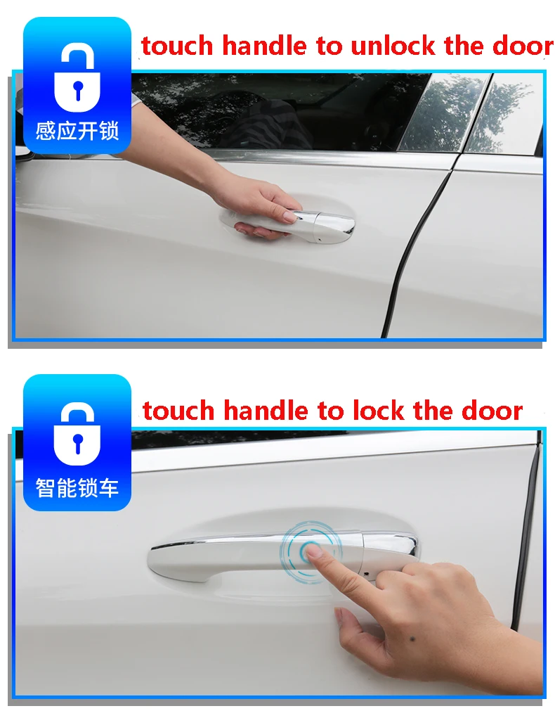 Keyless GO Access Kit For 2023 2024 C 206 GLC 254 PKE Comfort Access Unlock Lock 2 Sensor Handle  Car Product