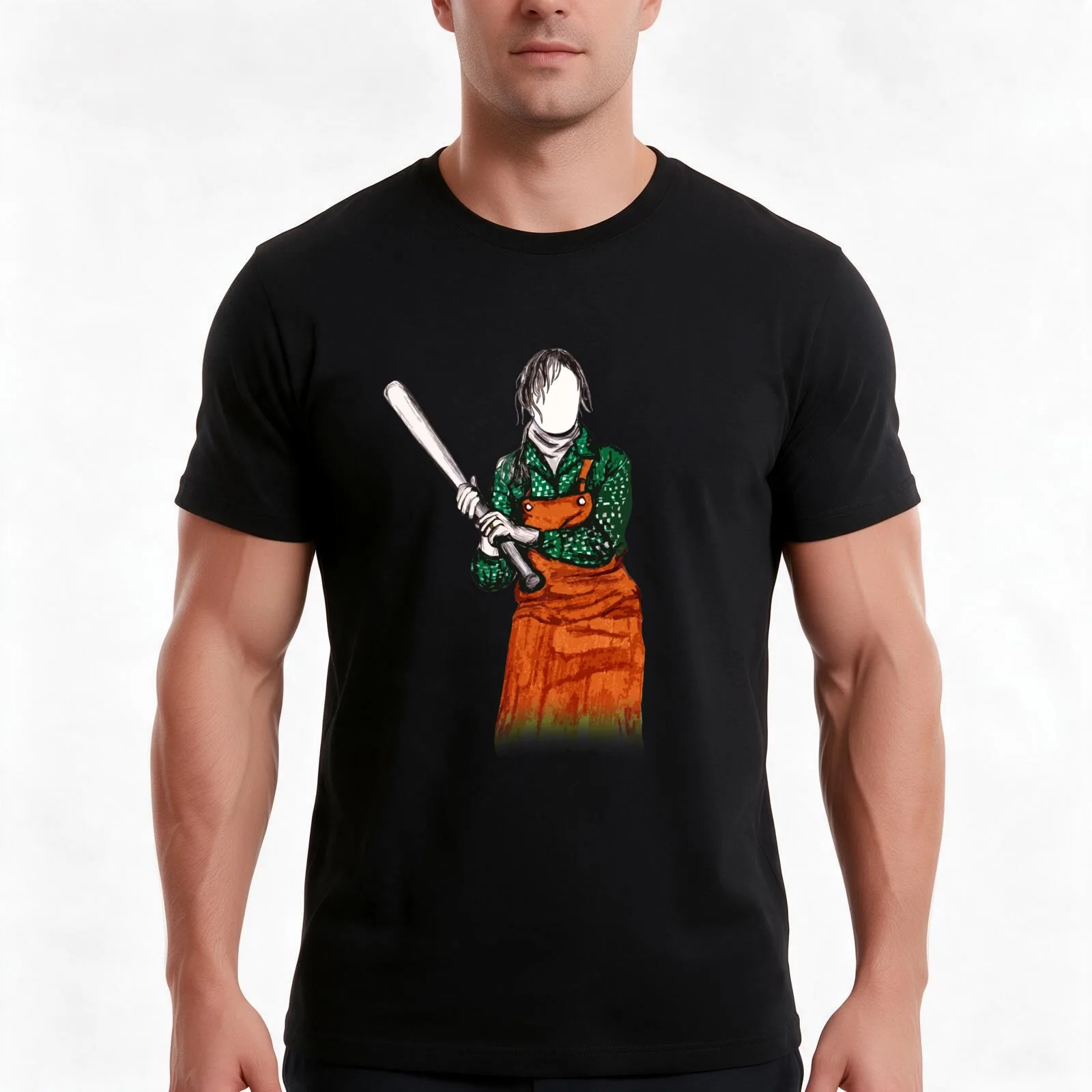 Wendy Torrance ft. Baseball Bat T-Shirt, Summer Casual Cotton Tee, Oversized Streetwear Tops, Vintage Graphic Print, 100% Cotton