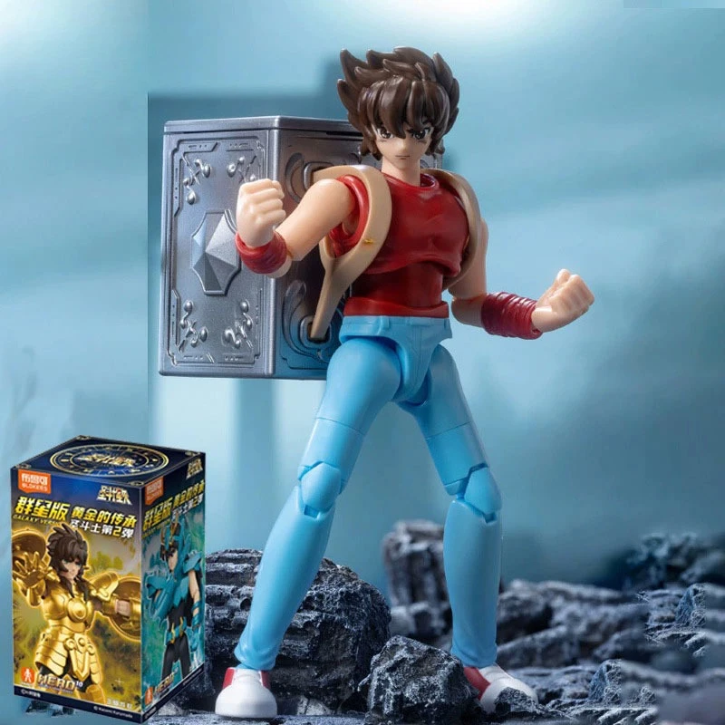 Figuras de acción de caja ciega de Anime versión galaxia 2, Dohko Libra Aquarius Ophiuchus, juguetes coleccionables, caja ciega, regalos