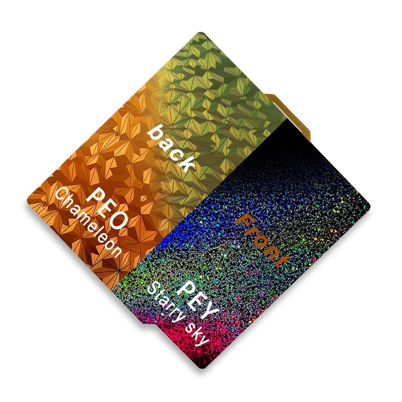 

ABFM-для сборной пластины для Bambu Lab P1P/P1S PEO PEY Лист 257X257 мм Текстура кровати Двусторонняя пружинная сталь для 3D-принтера Пружина P