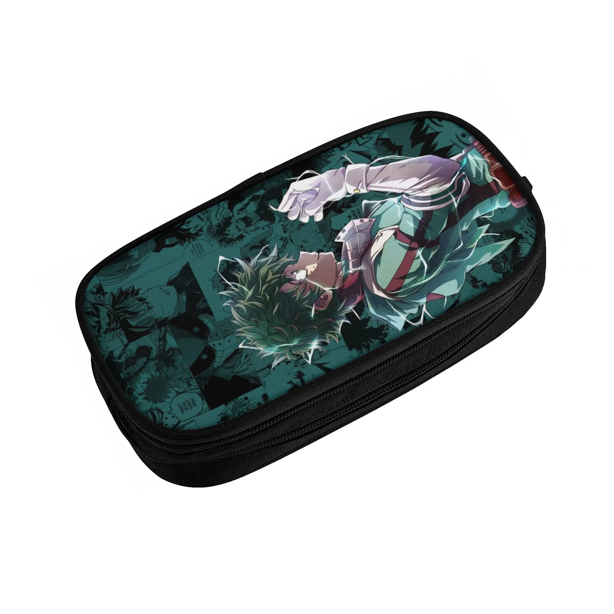 

My H-Heros Academias Cute Pencil Case Boy Girl Large Capacity Manga Katsuki Bakugo Midoriyas Izukus Pencil Bag Student School