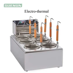 Economical Commercial Six-head High-power Noodle Cooking Stove 12LSmall Hot Pot Machine and Kanto Boiling Machine