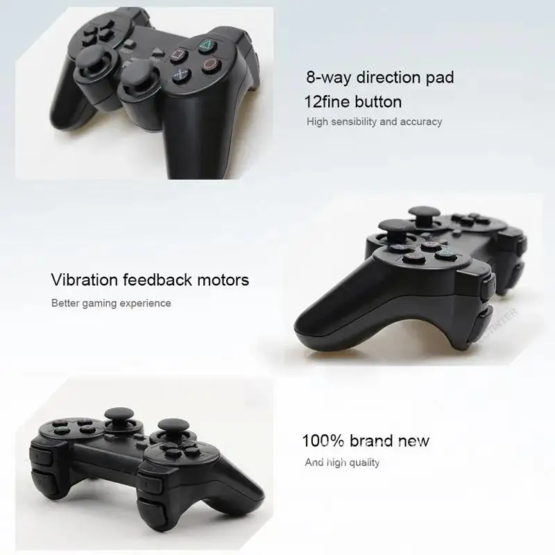 Wireless Gamepad for Sony PS2 Controller for Playstation 2 Console Joystick Double Vibration Shock Joypad  USB PC Game Controle