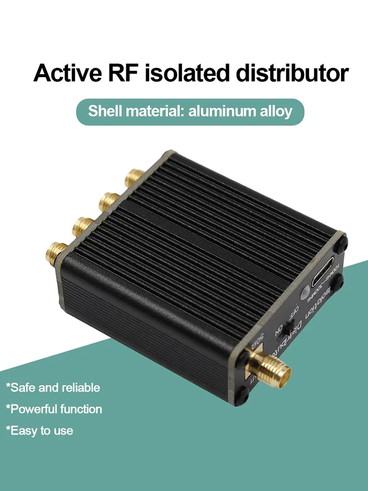 Active RF Isolation Splitter SDR GPSDO Signal Source RF Signal Divider 100kHz To 150MHz for RF Signal Radio Antenna