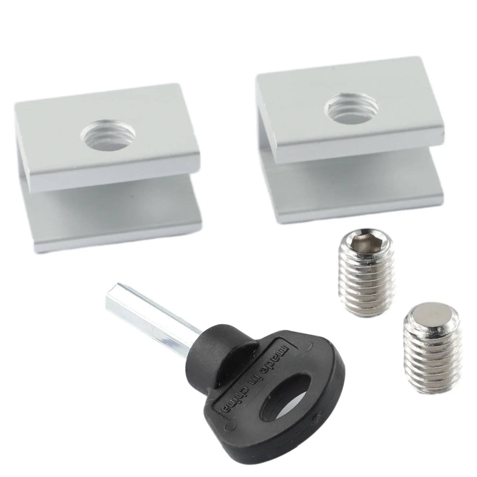 2PCS Aluminum Alloy Window Lock Stopper Sliding Window Anti-theft Lock Baby Kids Child Safety Doors Lock