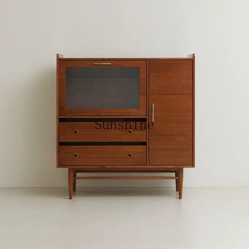 

Nordic fashion dining side storage simple kitchen locker