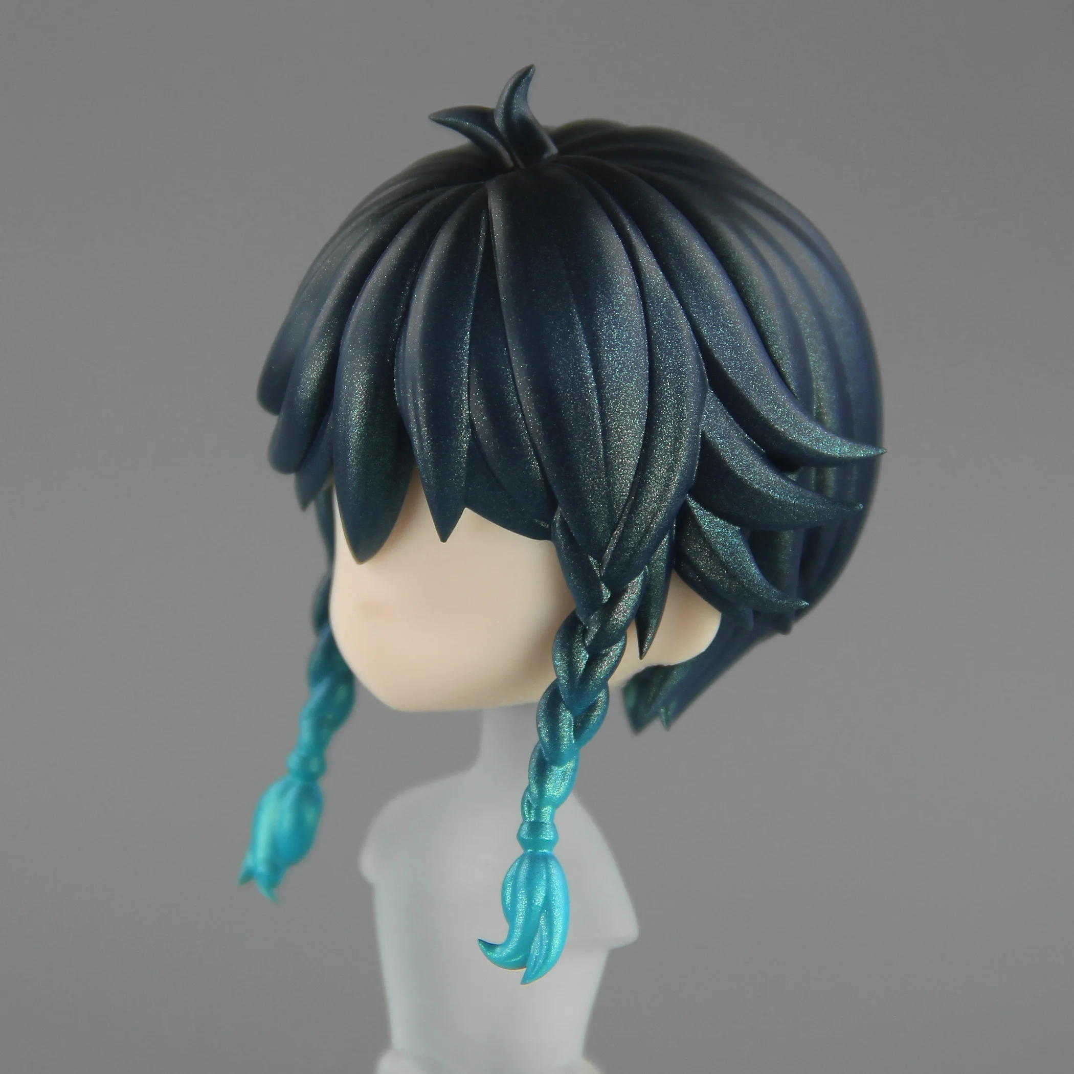 원신 임팩트 벤티 수제 ob11 ob22 GSC 탈부착 가능한 헤어 쉘 가발 페이스플레이트 BJD 인형 액세서리 게임 애니메이션 장난감 어린이용