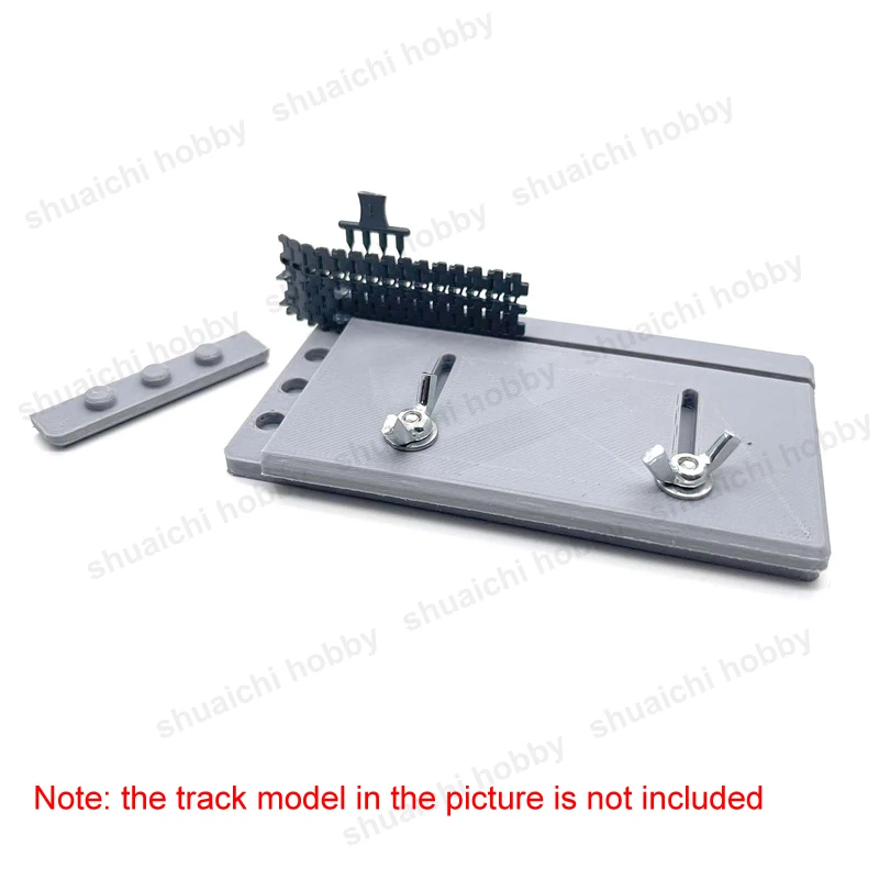 트랙 스플라이싱 조립 도구, 30mm 조정 가능한 간격, 빠른 트랙 조립기, 모델 탱크 장갑차용 DIY 고정장치 도구, 1 개