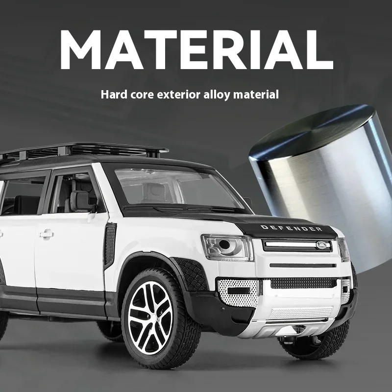 1:24 المدافع كبير على الطرق الوعرة SUV مركبة غرفة المعيشة مجموعة المنزل هواية مجموعة متقدمة زخرفة نماذج السيارات