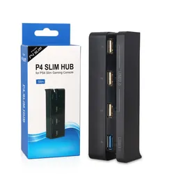 4 in 1 USB Hub High Speed Adapter For Sony Playstation 4 Slim Console Controller USB 3.1 2.0 Hub Extension Host USB Extender