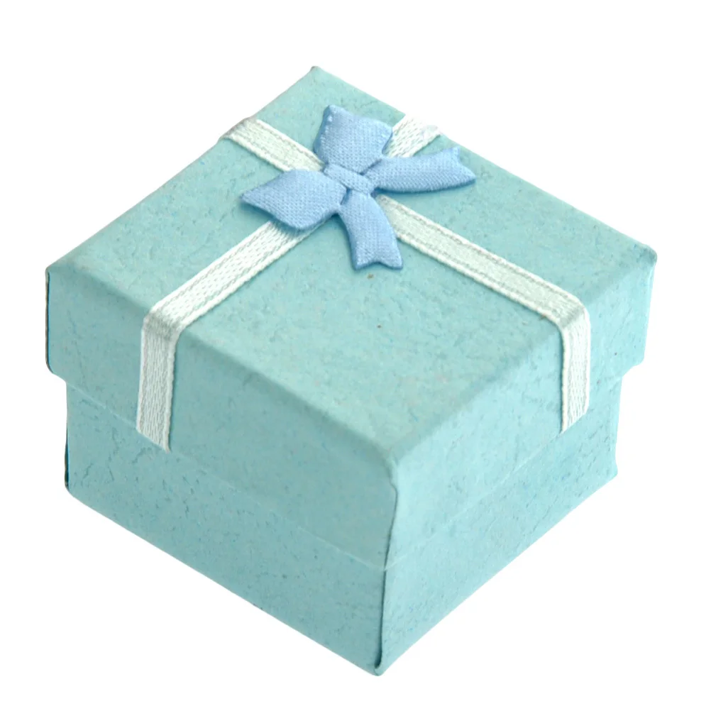 

24Pcs Bow-Knot Gift Box Luxury Jewelry Case Paper for Wedding Proposal Engagement Birthday Ring Bracelet Storage