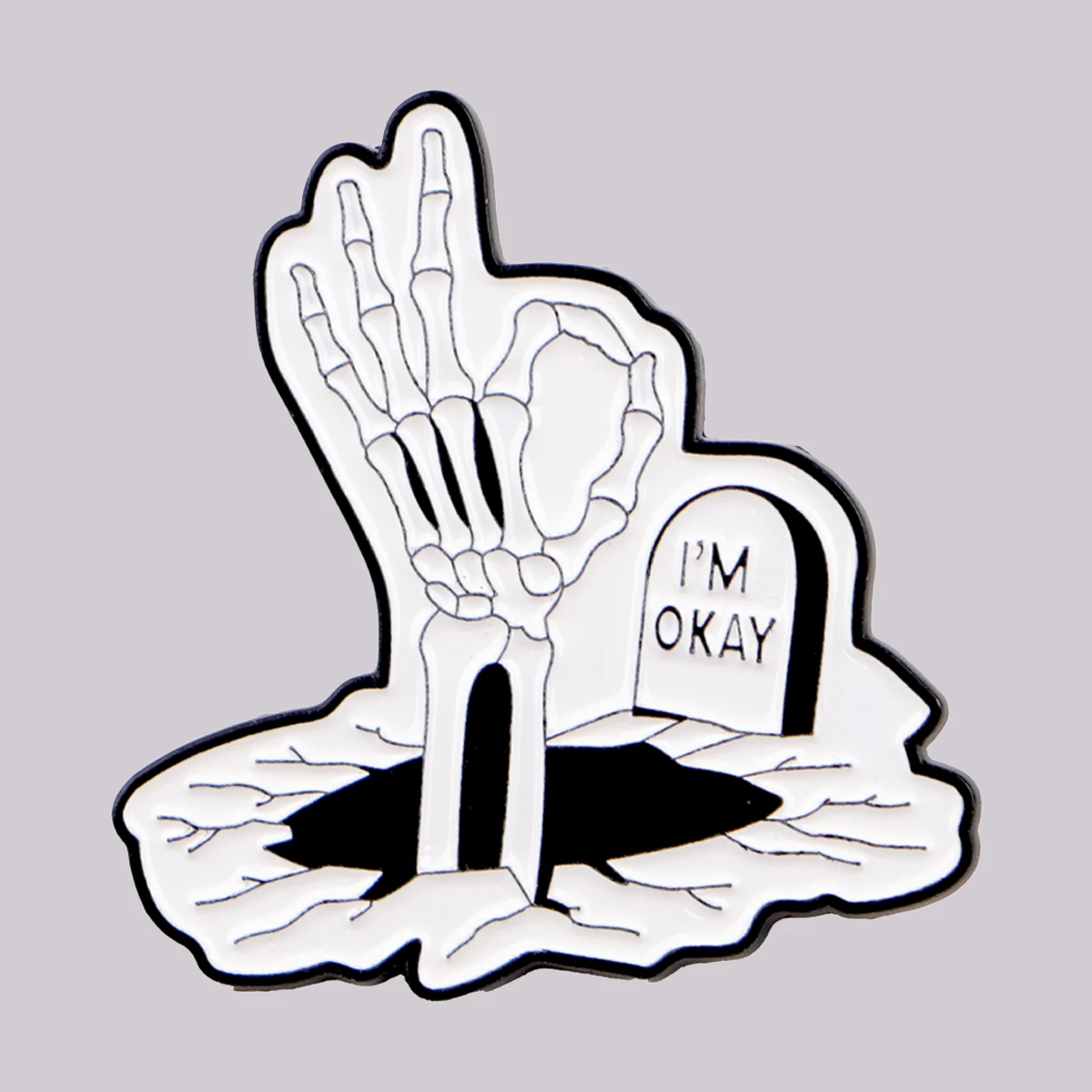 

Funny Adult Humor Quotes Enamel Pin Skeleton Brooch Pines Lapel Pins Badge on Backpack Clothing Accessories Fashion Jewelry Gift