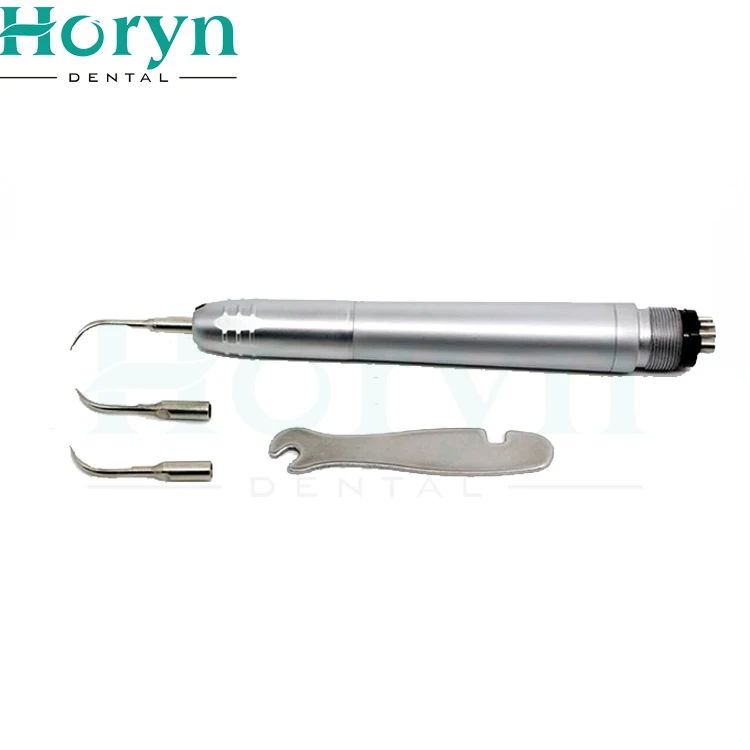 Foshan Horyn den tal Handpiece Portable Air Scaler with 3 Tips 2/4 Holes