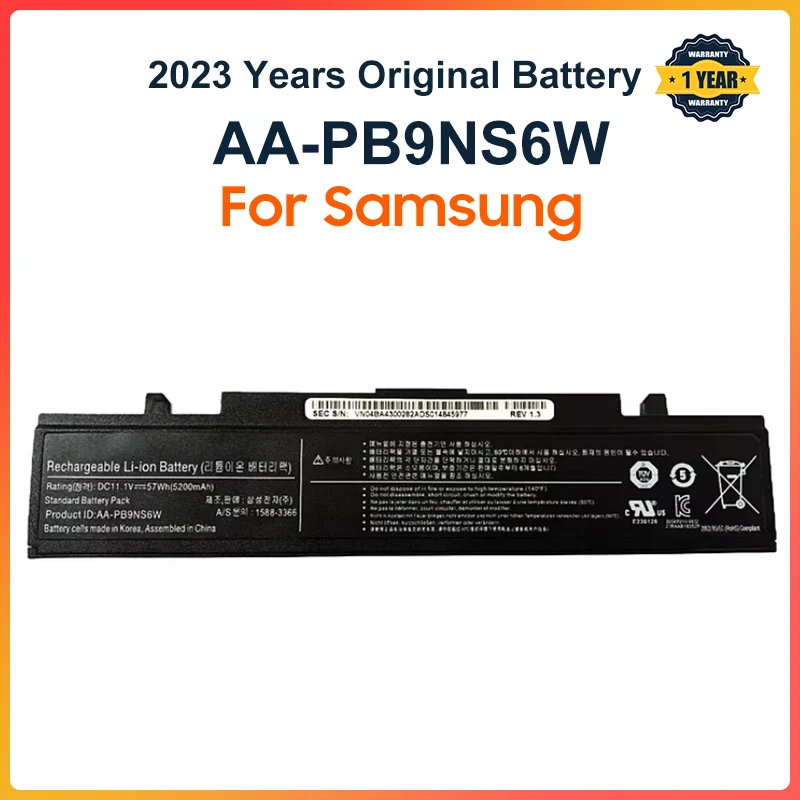 สำหรับ Samsung R428 AA-PB9NS6B AA-PB9NC6B PL9NC6W NP350V5C 355V5C NP300V5A NP550P7C RV508 RV410 R528 R468 R530 R580