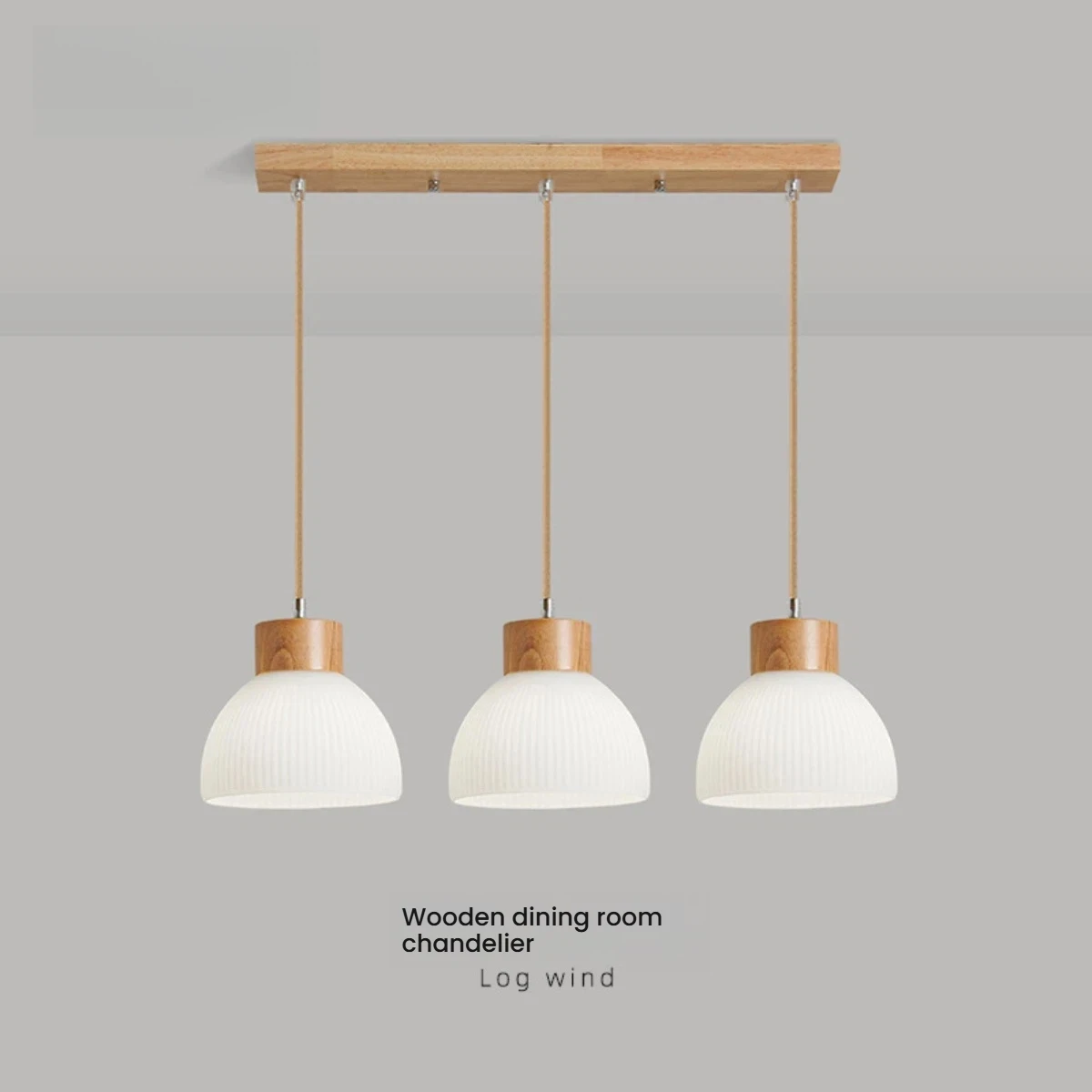 

Mordern Minimaist Nordic Style Wood Chandelier Pendant Light Lamp for Bedroom Living Room Office Indoor Home Decorative Fixture