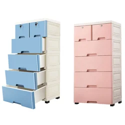 Plastic Storage Dresser Bedroom 6 Drawer Clothes Organizer Tower Cabinet Office