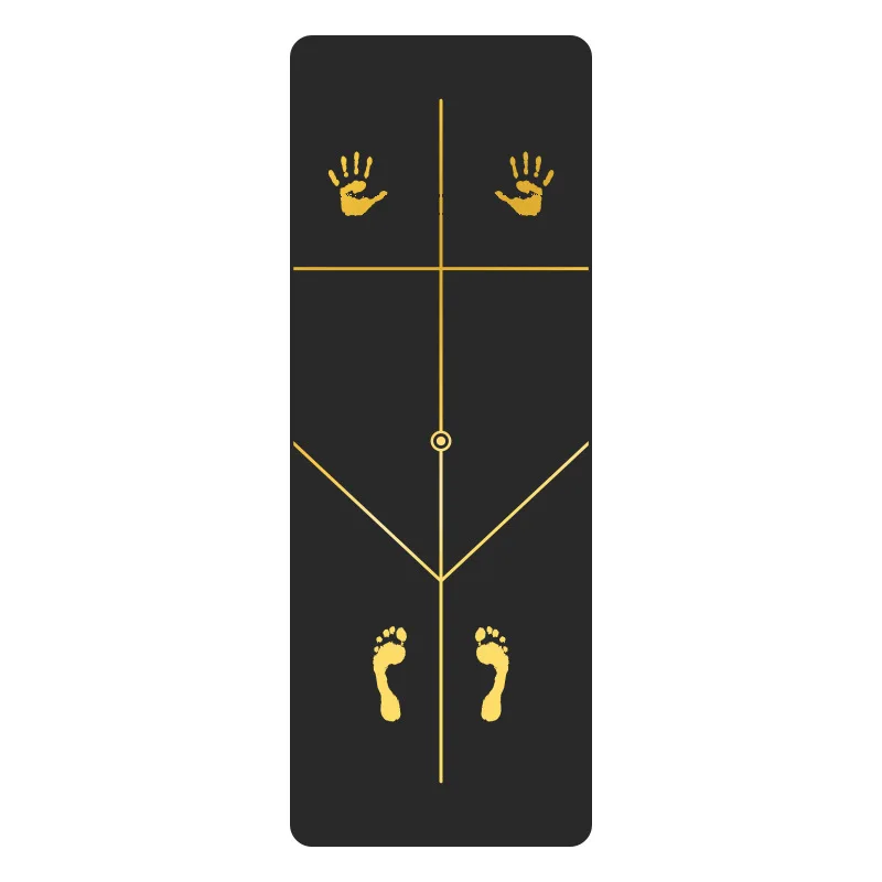 Eco-Friendly 5mm PU Rubber Sport Yoga Mat Soft Pilates Mat for Women and Men Fitness Exercise Customizable