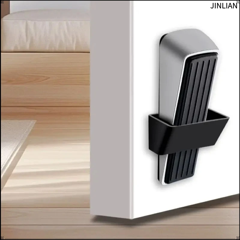 1-10Pcs Door Stopper Rubber Steel Gate Wedge Anti-Punch Kids Safe Floor Gate Door Stoppers