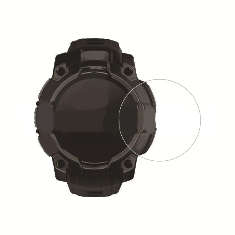 Tempered Glass Screen Protector For Garmin Instinct3 50mm Scratch Resistant Watch Tempered Glass Film Smart Accessories