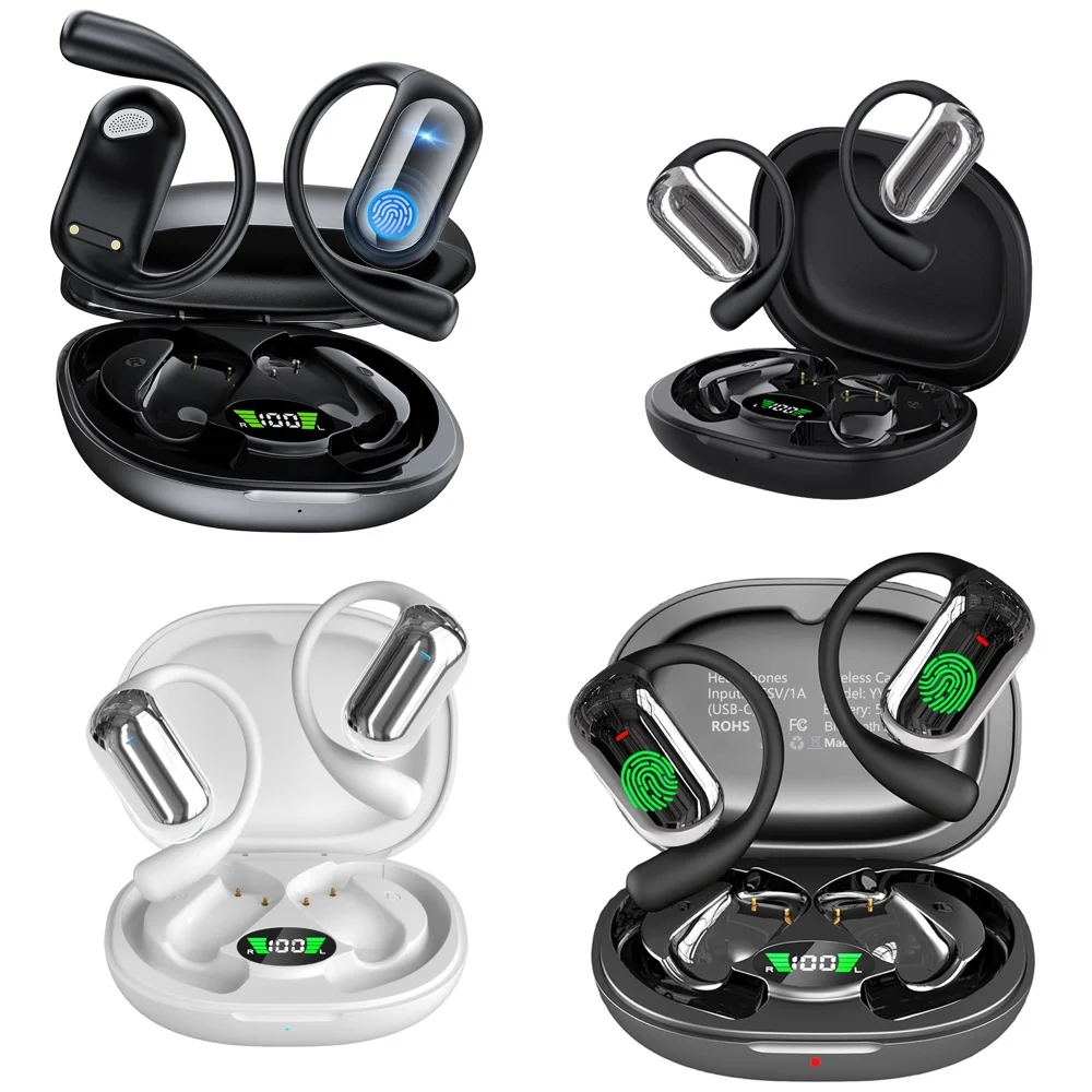 

Наушники-переводчики UYUXIO BT 5.4 OWS AI с поддержкой 144 онлайн-языков, мгновенный перевод в реальном времени, для путешествий