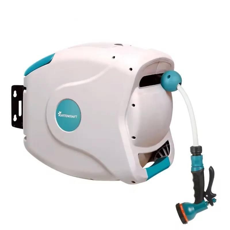 

GARTENKRAFT 20 м 5/8 дюйма мойка высокого давления выдвижная автомойка садовая настенная катушка для шланга идеально подходит для двора