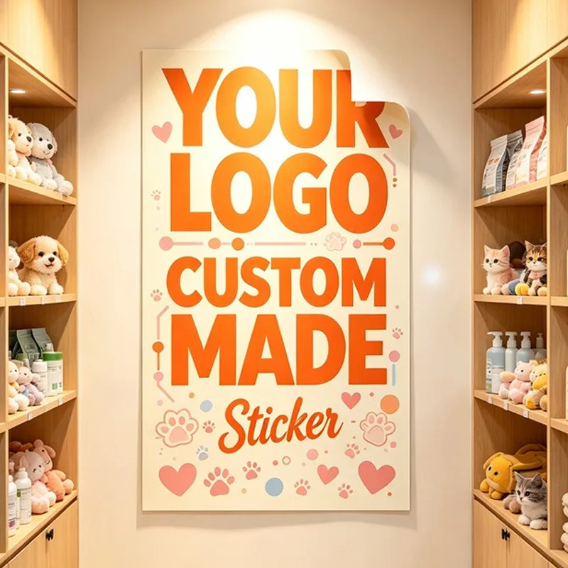 Any Size 100cm Custom Stickers Suitable For Hotel Homestay Decoration School Commercial Promotion Travel Group Scenic Tour Club