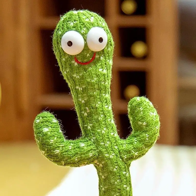 

1pc Dancing Cactus Toy,Repeat Talking ,Song Speaker Wriggle Dancing Sing Talk, Plushie Stuffed ,Interaction and Decoration