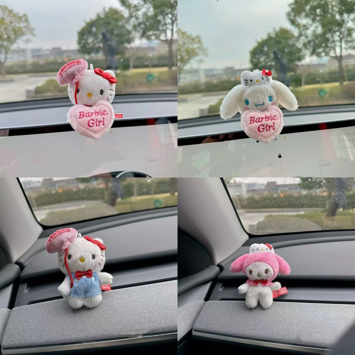 

Hello Kitty Car Central Control Display Screen Decoration Car Air Conditioning Vent Clip Interior Gift