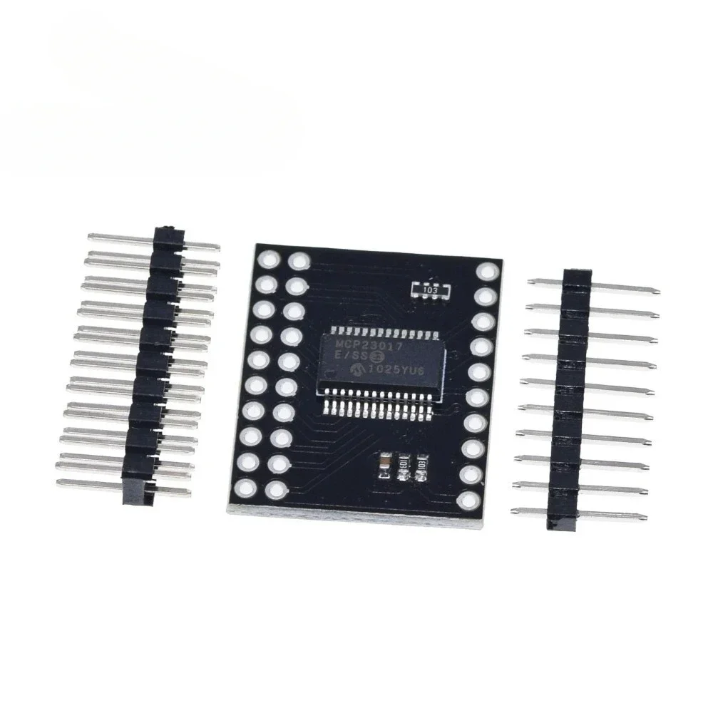 MCP23017 Serial Interface Module IIC I2C SPI MCP23S17 Bidirectional 16-Bit I/O Expander Pins 10Mhz Serial Interface Module