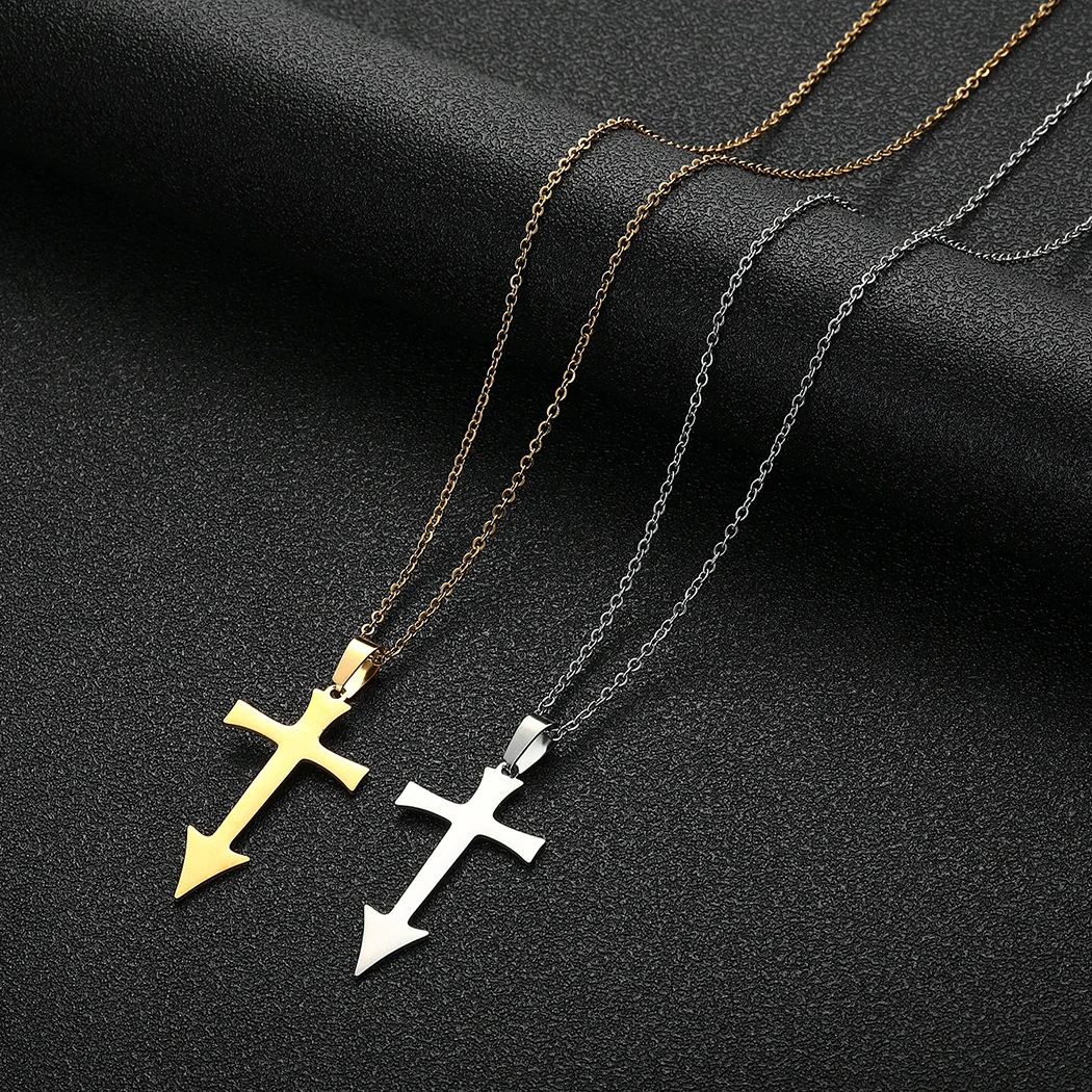 Cxwind Pretty Reckless Necklace Stainless Steel Pretty Reckless Cross Pendant Logo Tyler Molson Logo Symbol Necklace Wholesale