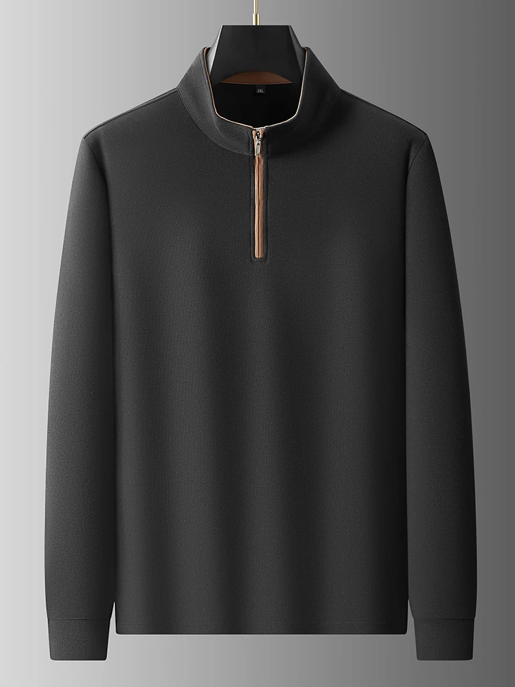 

Высококачественная мужская толстовка с капюшоном на молнии Long Sve Crew Ne Casual Faion Весна Осень Тепло размера плюс Удобная посадка