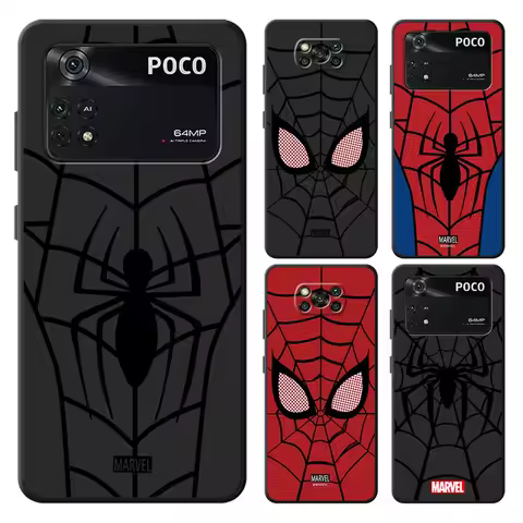 Marvel Spiderman Case for Xiaomi Poco F8 X3 X4 X5 X7 Pro F1 C71 M3 M4 M7 Pro C50 F3 M5 C75 C61 Funda Phone Cover