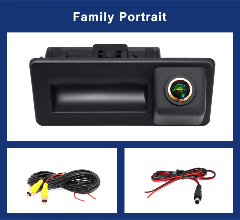 HD Nachtsicht Auto Rückansicht Kamera für Audi A3 A4 B8 B9 A4L Für Tiguan Touran L Touareg Skoda Octavia A7 schnelle Yeti AHD 1080P – Detail 12