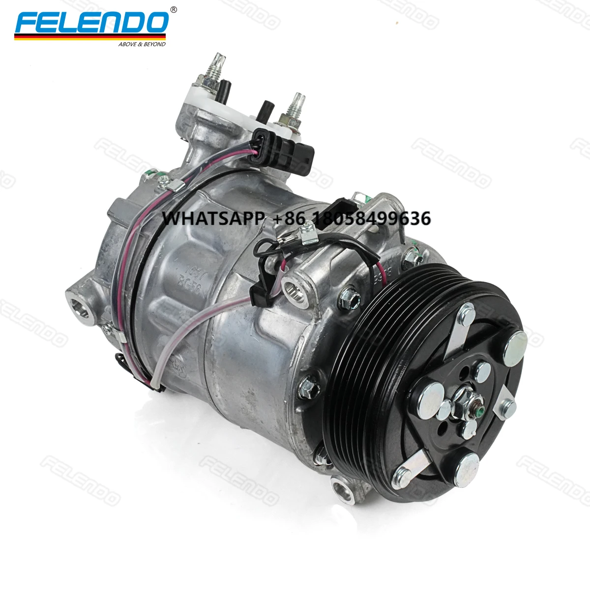 

Felendo Air Conditioner Compressor C2Z29596 C2Z13666 GJ0149 Suitable for Jaguar XF 2009-2015