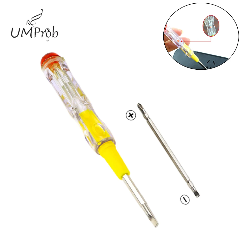 Multi-Function Test Pen Electrical Household Induction Contact Test Pen Electrician Double-Head Dual-Purpose Screwdriver Tool