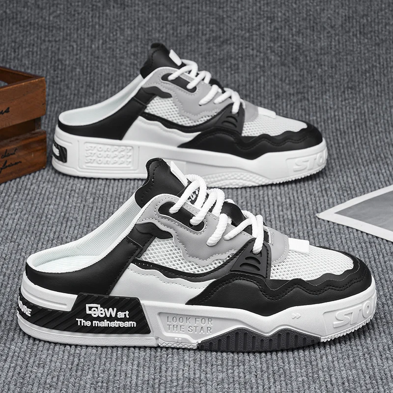 Herren-Sportsandalen und -Pantoffeln, Herrenmodell, bequem, für alle Jahreszeiten geeignet, ideal für den täglichen Gebrauch im Freien, leicht. – Detail 1