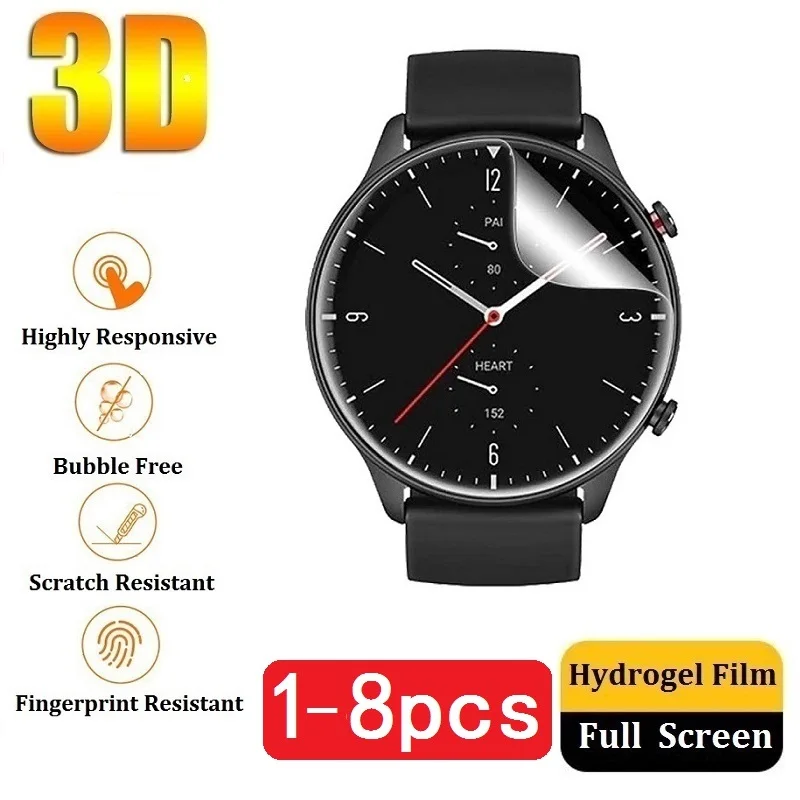 Protector Film for Amazfit GTR 2 New Version Screen Protector for Amazfit GTR 2 New Version Film Foil Not Tempered Glass