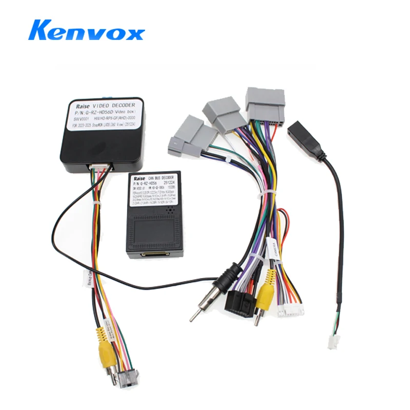 android Car radio Canbus Decoder For Honda Stepwagon Stepwgn 2022 2025 16 pin stereo Wiring Harness Plug Power Cable adapter