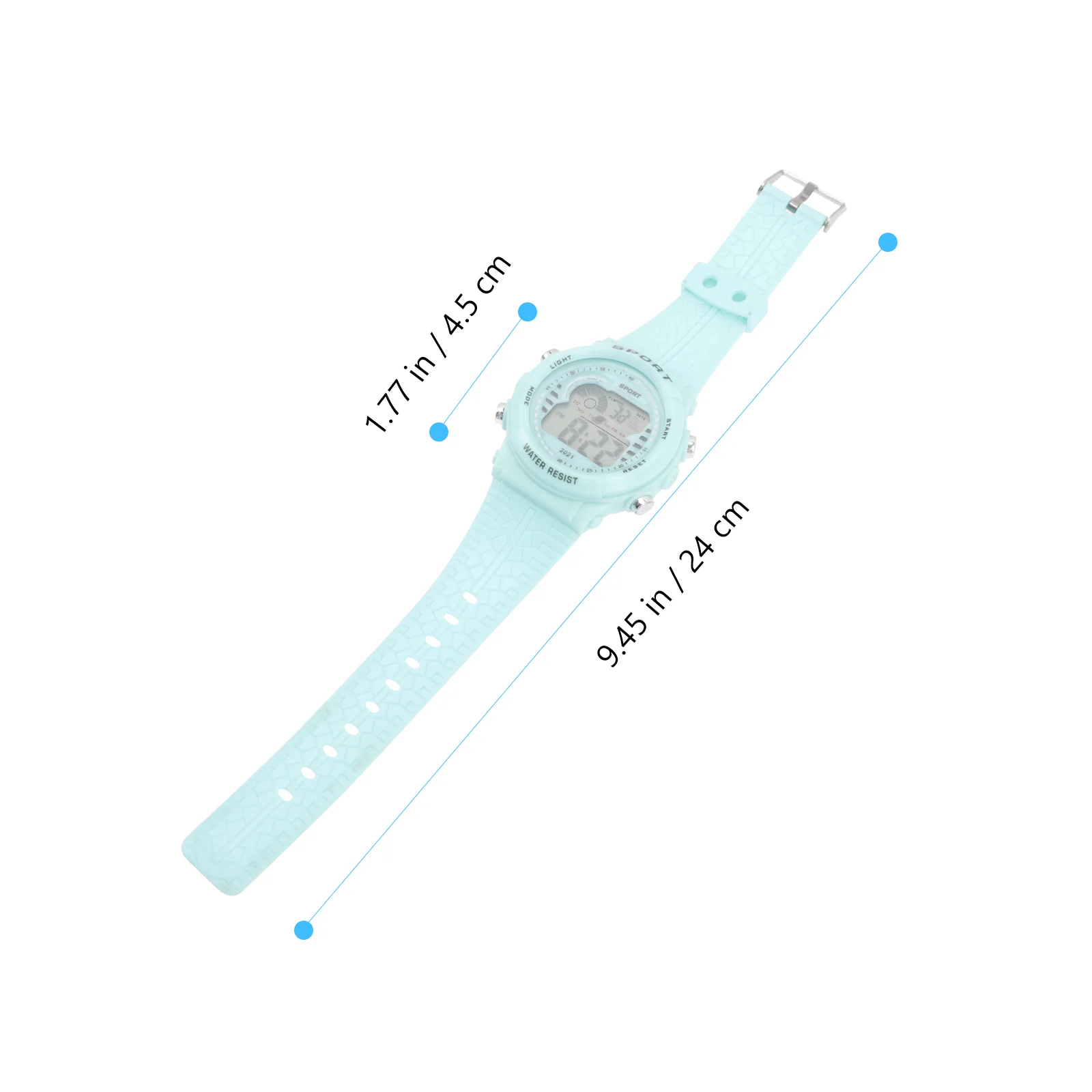 Sports Watch Watches for Men Digital Number Men's LED Stainless Steel Multi-function Child